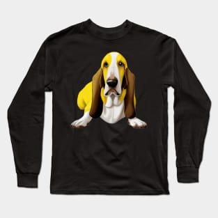 Lemon Basset Hound Long Sleeve T-Shirt